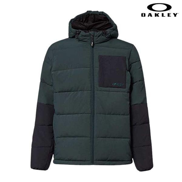 オークリー キルティングジャケット グリーン ブラック 保温 OAKLEY TAHOE PUFFY ...