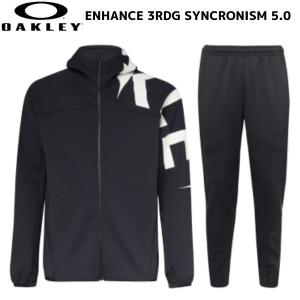オークリー フード付 トレーニングウエア 上下セット ブラック OAKLEY ENHANCE 3RDG SYNCHRONISM JKT + PT 5.0 02E BLACKOUT FOA403535-FOA403564-02E｜msp-net