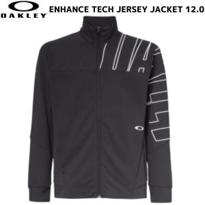 オークリー ジャージ トレーニング ジャケット ブラック OAKLEY ENHANCE TECH JERSEY JACKET 12.0 BLACKOUT FOA403536 02E｜msp-net