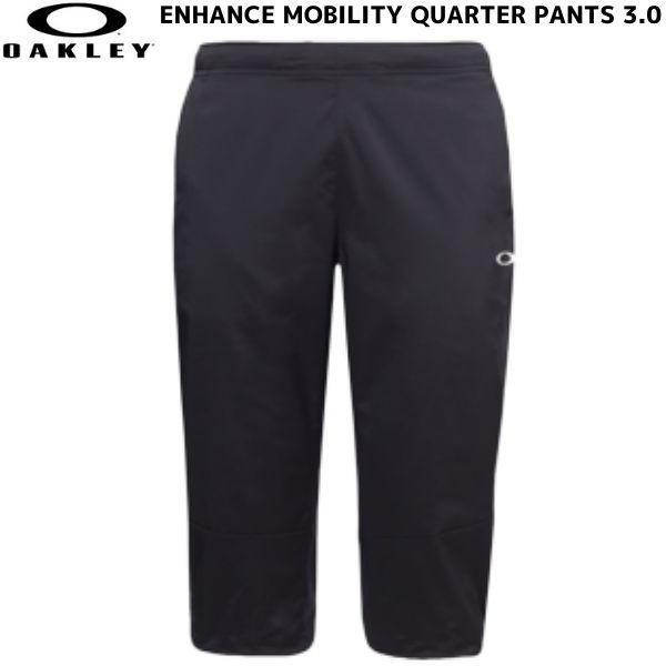 オークリー  クォーターパンツ ブラック OAKLEY ENHANCE MOBILITY QUART...