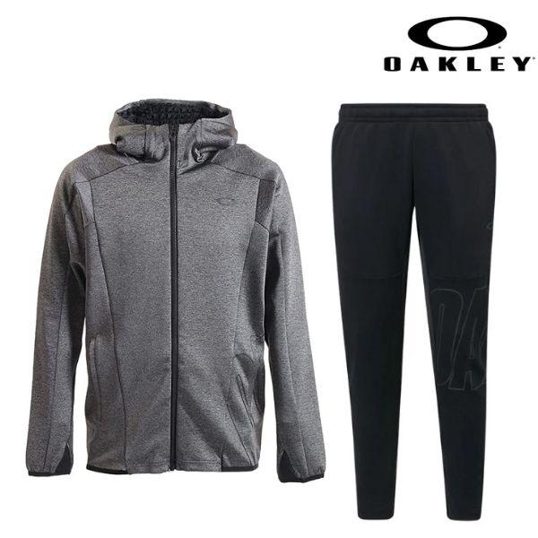 オークリー トレーニング ウェア 上下セット グレー ブラック OAKLEY ENHANCE 3RD...