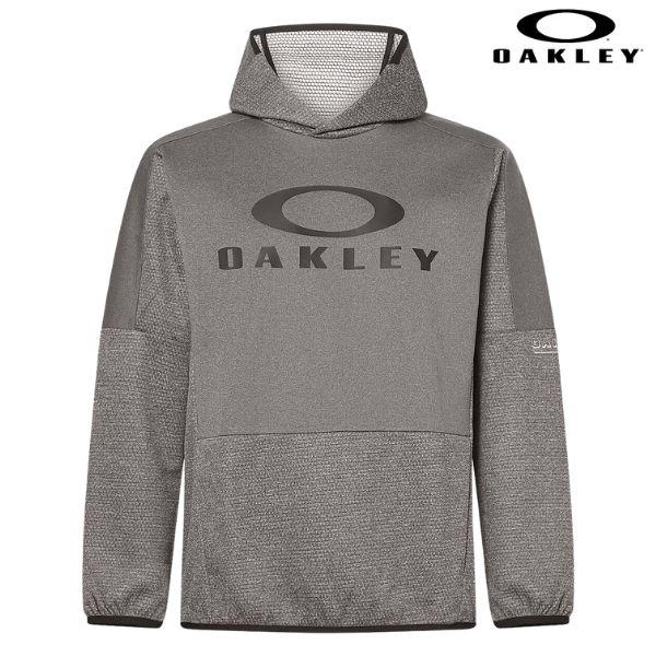 オークリー 防風 フリース フーディ パーカー スウェット グレー OAKLEY STRIKING ...