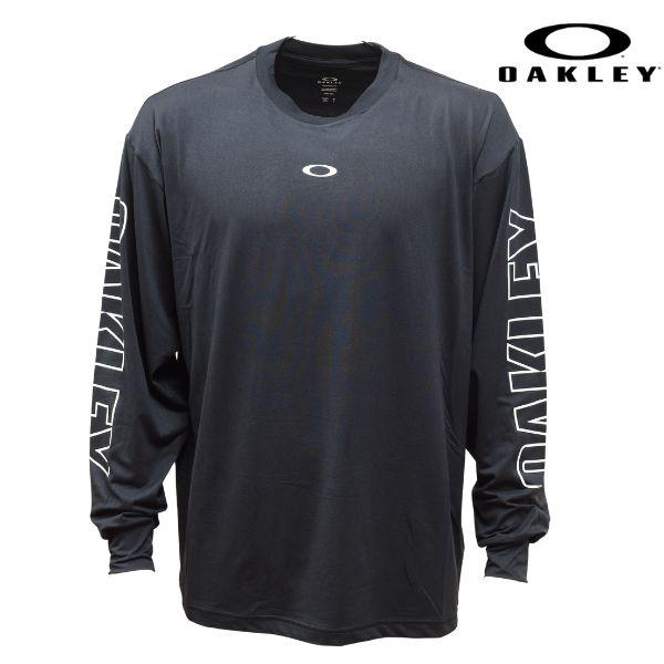 オークリー ロングスリーブ Tシャツ 長袖 ブラック OAKLEY ENHANCE QD LS TE...