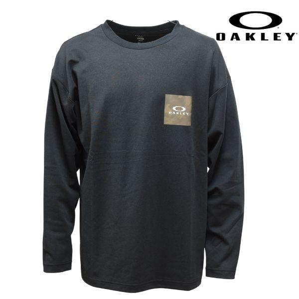 オークリー ロングスリーブ Tシャツ 長袖 ブラック OAKLEY ENHANCE QDC LS T...