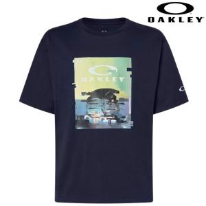 OAKLEY（オークリー） Tシャツ カエル ブラック 吸汗速乾 綿混 OAKLEY