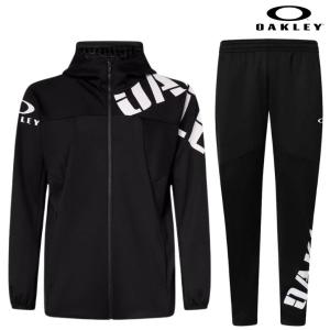 オークリー トレーニング ウェア 上下セット ブラック OAKLEY Enhance 3Rdg Synchronism Jkt ＆ Pt 6.7 Blackout  FOA405785-FOA405840-02E｜msp-net