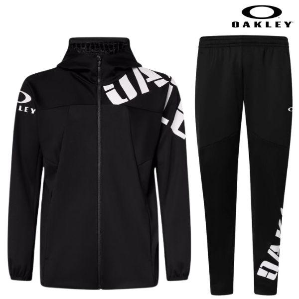 オークリー トレーニング ウェア 上下セット ブラック OAKLEY Enhance 3Rdg Sy...