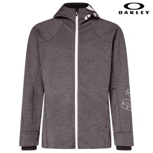 オークリー トレーニング ウォーム ジャケット グレー OAKLEY Enhance 3Rdg Synchronism Warm Jkt 1.0 Dark Grey Heather FOA405794-29A｜msp-net