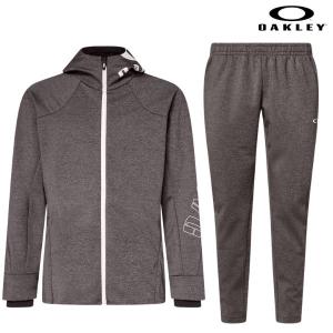オークリー トレーニング ウォーム 上下セット グレー OAKLEY Enhance 3Rdg Synchronism Warm Jkt ＆ Pt 1.0 Dark Grey Heather FOA405794-FOA405849-29A｜msp-net