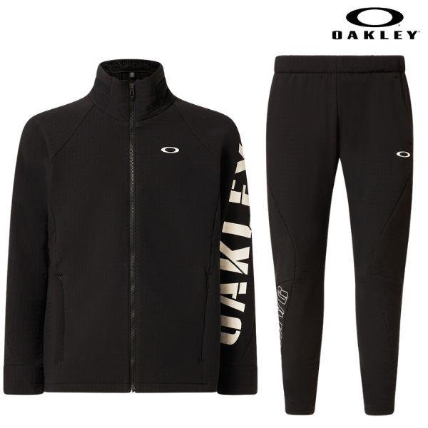 オークリー トレーニング ウォーム 上下セット 保温 撥水 ブラック OAKLEY Enhance ...