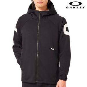 オークリー トレーニング ウェア ジャケット ジャージ フーディー ブラック OAKLEY Enhance 3Rdg Synchronism Jacket 7.0 Blackout FOA406266-02E｜msp-net