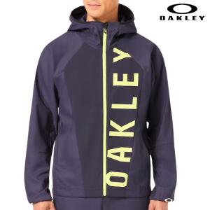 オークリー クロス ウーブン ジャケット ネイビー OAKLEY Enhance Mobility Jacket 5.0 Foggy Blue FOA406272 6FB｜msp-net