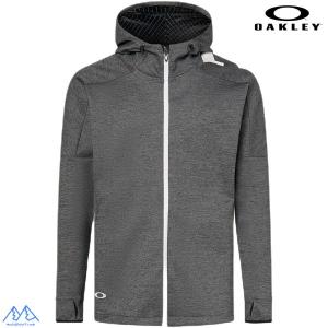 オークリー トレーニング ウェア ジャケット ジャージ フーディー ダーク グレー ヘザー OAKLEY EN 3RDG SYNCHRONISM JACKET 7.7 DARK GREY HTHR FOA406927 29A｜msp-net