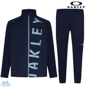 オークリー トレーニング ウェア 上下セット ジャケット パンツ ネイビー OAKLEY ENHANCE TECH JERSEY JACKET + PANTS 14.7 FATHOM FOA406928 FOA406970 6AC｜msp-net