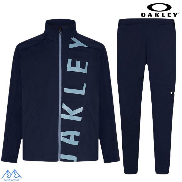 オークリー トレーニング ウェア 上下セット ジャケット パンツ ネイビー OAKLEY ENHAN...
