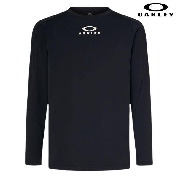 オークリー ロングスリーブ Tシャツ 長袖 ブラック OAKLEY ENHANCE LS CREW ...