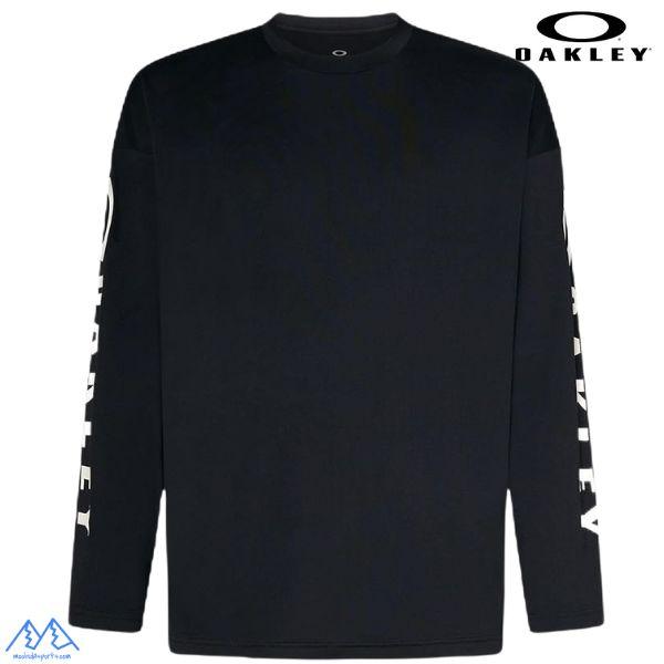 オークリー ロングスリーブ Tシャツ 長袖 ブラック OAKLEY ENHANCE QD LS TE...