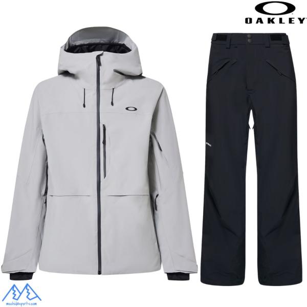 オークリー スキーウェア グレー ブラック OAKLEY Canopy Insulated Jack...