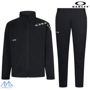 オークリー トレーニング ウェア 上下セット 吸汗速乾 ジャケット パンツ ジャージ ブラック OAKLEY ENHANCE TECH JERSEY JACKET 15.0 / PANTS 15.0 BLACKOUT｜msp-net