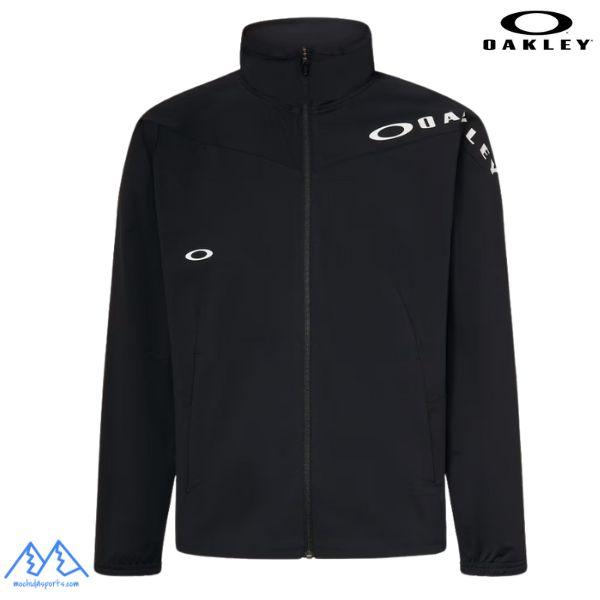 オークリー トレーニング ウェア 吸汗速乾 ジャケット ジャージ ブラック OAKLEY ENHAN...