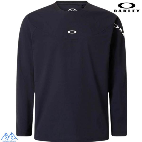 オークリー ロングスリーブ Tシャツ ロンＴ 長袖 軽量 吸汗速乾 形状安定 ブラック OAKLEY...