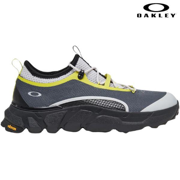 オークリー 防水 スニーカー ライトシールド アウトドア シューズ グレー イエロー OAKLEY ...