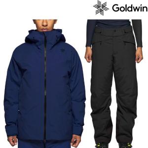 ゴールドウイン ゴアテックス スキーウエア Goldwin GORE-TEX 2L Jacket G03302 DZ GORE-TEX 2L Pants G33354 BK ディープブルー ブラック G03302-DZ-G33354-BK