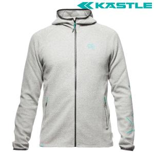 ケスレ フードジャケット グレー KASTLE Bubble Jacket Men GB131｜msp-net