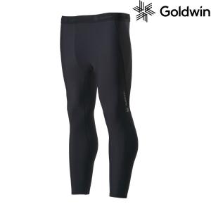 ゴールドウィン スキー アンダータイツ シースリーフィット 光電子ウォーム 3/4タイツ GOLDWIN Kodenshi Warm 3/4 Tights Men's C3fit GC62352 BK｜msp-net