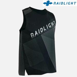 レイドライト エアロ エコドライ タンクトップ ノースリーブ RAIDLIGHT AERO ECODRY TANK TOP ブラック BLACK ノースリーブシャツ GLLMT39 L21｜msp-net