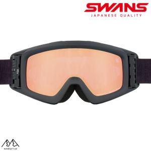 スワンズ 電動ファン付 スキーゴーグル 眼鏡対応 ブラック パステルイエローミラー 偏光ピンク SWANS HELI MPDTBS HELI-MPDTBS-N｜msp-net