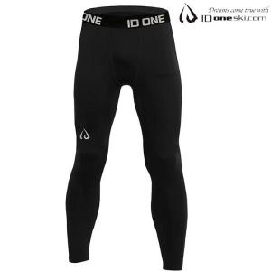 ID one アンダーウェア 裏起毛 メンズ ロングタイツ ブラック ID41 ID LONG TIGHT BLACK  ID41｜msp-net