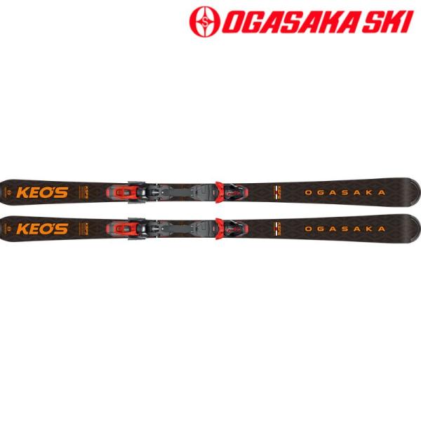 オガサカ スキー KEO&apos;S ケオッズ KS-PS/BK 165cm + PRD12GW スキーセッ...