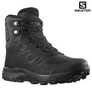 サロモン ウィンター シューズ ハイトップ ブーツ SALOMON OUTblast TS CSWP BLACK/BLACK/BLACK L40922300｜msp-net