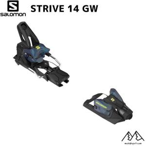 サロモン ビンディング SALOMON STRIVE 14 GW Peacock Iridessent ブラック/ブルー  L41774900｜msp-net