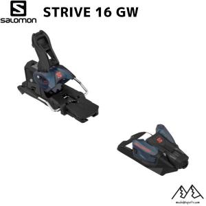 サロモン ビンディング SALOMON STRIVE 16 GW Peacock Iridessent ブラック/ブルー  L47038800｜msp-net