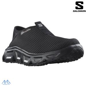 サロモン リラックス モック スリッポン リカバリー シューズ ブラック SALOMON RX MOC 6.0 Black/Black/Alloy REELAX MOC 6.0 L47111500｜msp-net