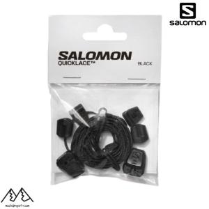 サロモン 靴ひも クイックレースキット ブラック SALOMON QUICKLACE KIT BLACK L47379700｜msp-net