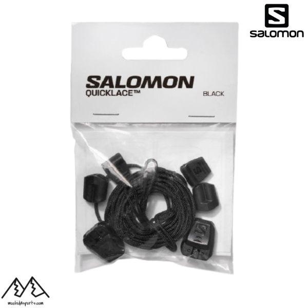 サロモン 靴ひも クイックレースキット ブラック SALOMON QUICKLACE KIT BLA...