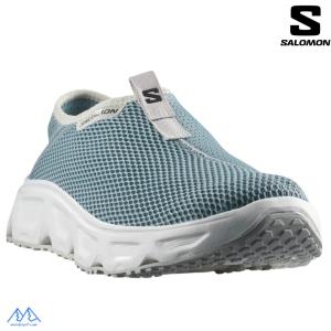 サロモン リラックス モック スリッポン リカバリーシューズ ブルー SALOMON RX MOC 6.0 Trooper / White / Lunar Rock  L47803200｜msp-net