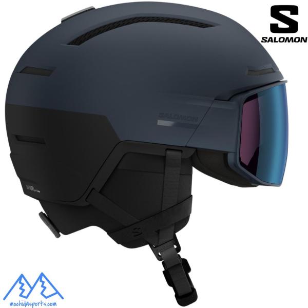 サロモン バイザーへルメット スキーヘルメット ネイビー SALOMON DRIVER PRIME ...