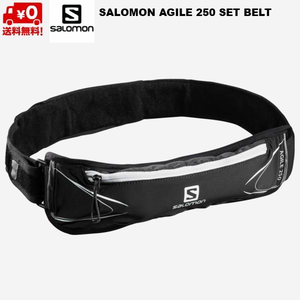 サロモン ランニング ベルト ブラック SALOMON AGILE 250 BELT SET Bla...