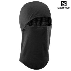 サロモン バラクラバ フェイスマスク ブラック SALOMON BALACLAVA DEEP BLACK  LC1897300｜msp-net