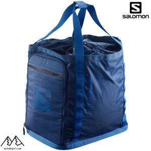 サロモン スキー ギアバッグ スキー用バッグ ブルー SALOMON EXTEND MAX GEARBAG NAUTICAL BLUE/NAVY PEONY LC1921800｜msp-net