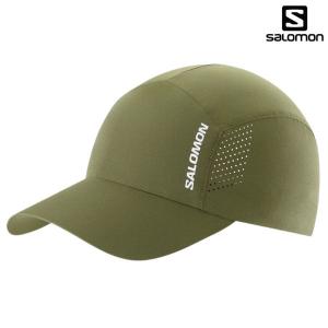 サロモン ランニング キャップ グリーン SALOMON CROSS CAP  LC2022100｜msp-net