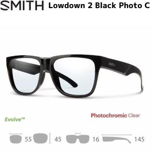 スミス サングラス ローダウン2 ブラック 調光レンズ SMITH Lowdown2 Black Photochromic Clear｜msp-net