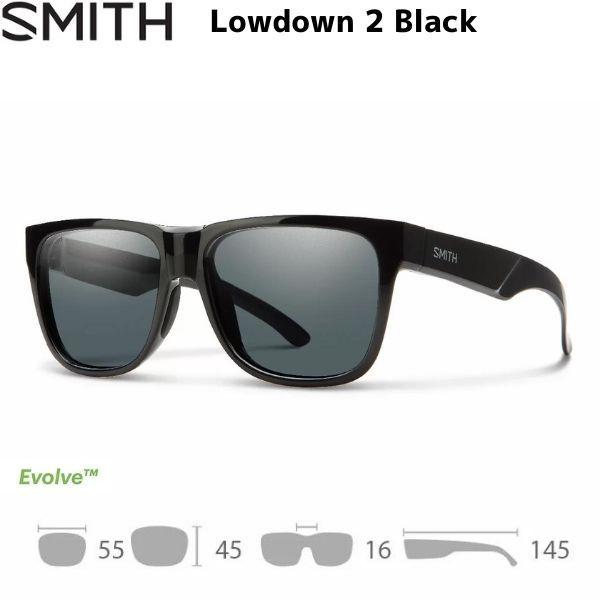 スミス サングラス ローダウン2 偏光レンズ ブラック SMITH Lowdown2 Black /...