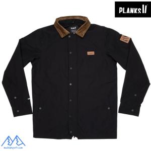 プランクス スローダウン カラードジャケット ブラック PLANKS THROW-DOWN COLLARED JACKET BLACK MO-TDJ101｜msp-net