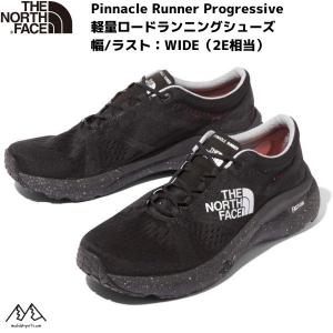 ノースフェイス ランニングシューズ ワイド ピナクル ランナー プログレッシブ ブラック THE NORTH FACE Pinnacle Runner Progressive NF52001｜msp-net