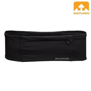 ネイサン ジップスター マックス ブラック ジップポケット付 ランニング トラベル ウェストバンド ワイド NATHAN The Zipster Max BLACK  NS30630-BK｜msp-net
